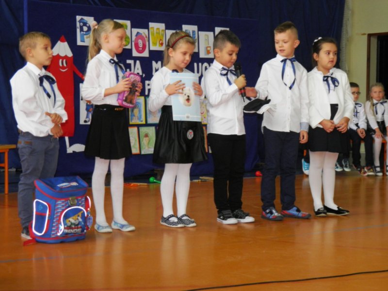 Pasowanie na ucznia klasy I.